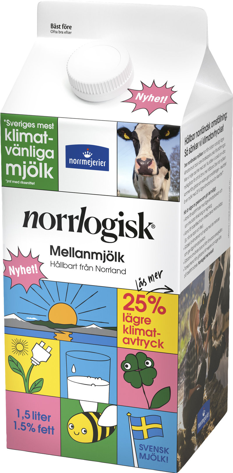 Intresset för Norrlogisk mellanmjölk var låg. Foto: Norrmejerier Intresset för Norrlogisk mellanmjölk var låg. Foto: Norrmejerier